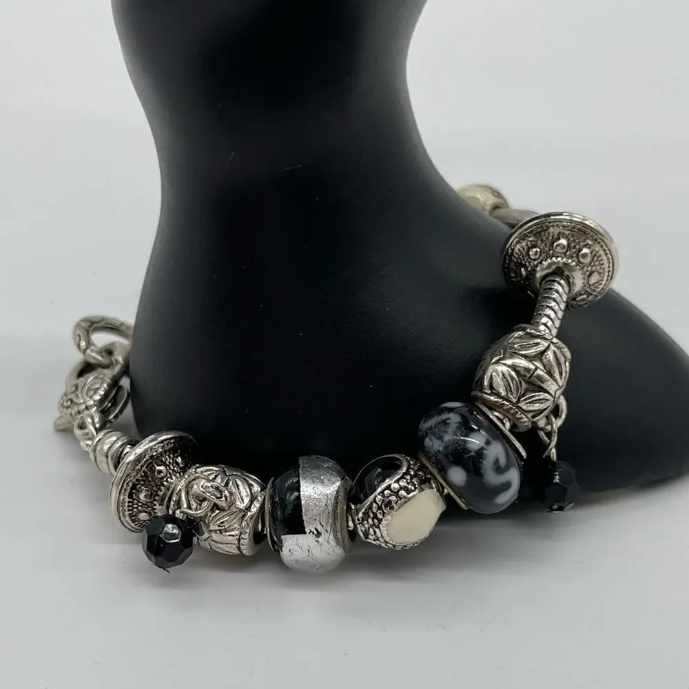 Silver Plated Charm Bracelet